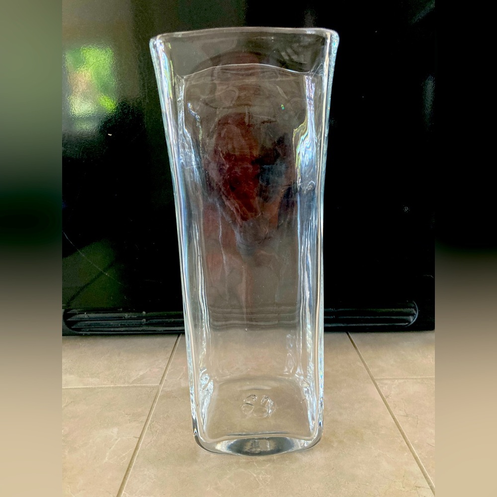Simon Pearce Woodbury square vase, XL